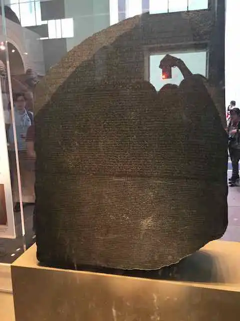 Reflections on the Rosetta Stone.