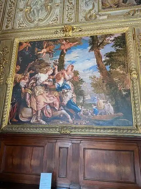 One of many artworks on walls