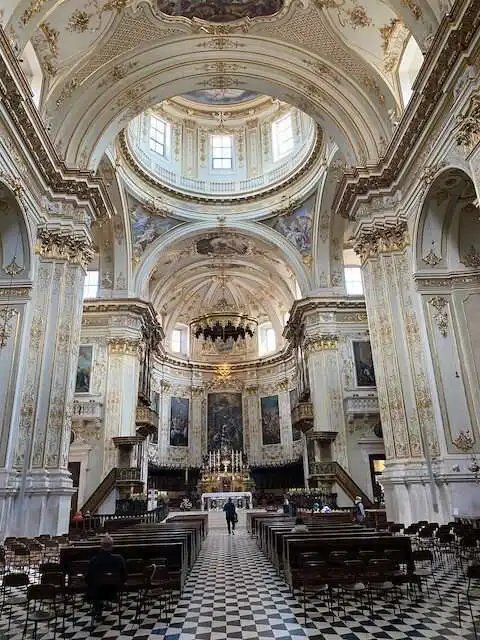 Inside the Bergamo Duomo
