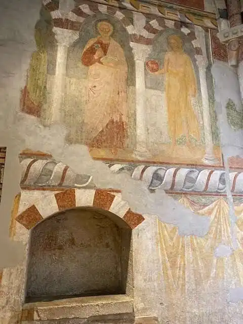 A fresco at Convento di San Francesco