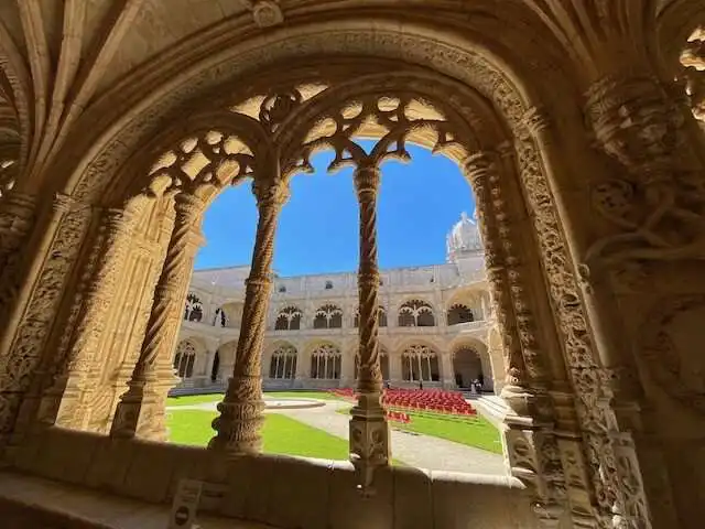 The cloisters of the Monastery of Jerónimos