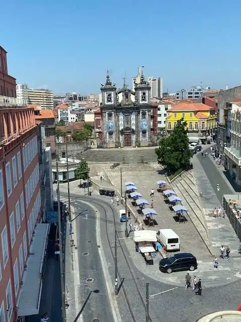 View from my hotel room