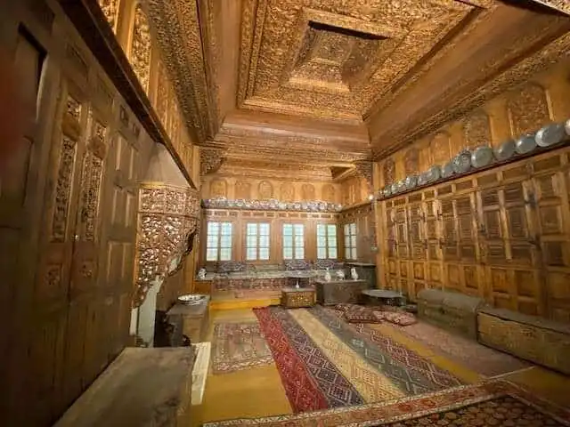 A "mock" room at the Benaki