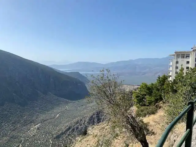 A view from the town of Delphi