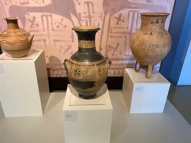 A display at the Nafplio Archaeological Museum