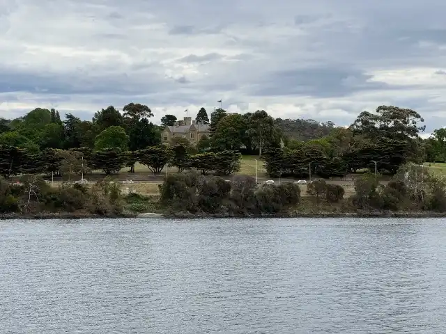 A view on the Hobart harbour cruise