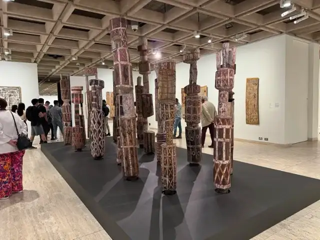 Modern indigenous art at the Art Gallery of New South Wales