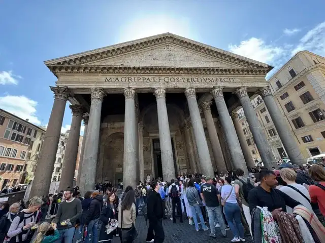 Exterior of Rome's Pantheon
