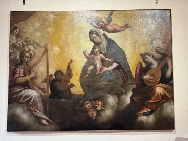 A painting in the Museum of Sacred Art