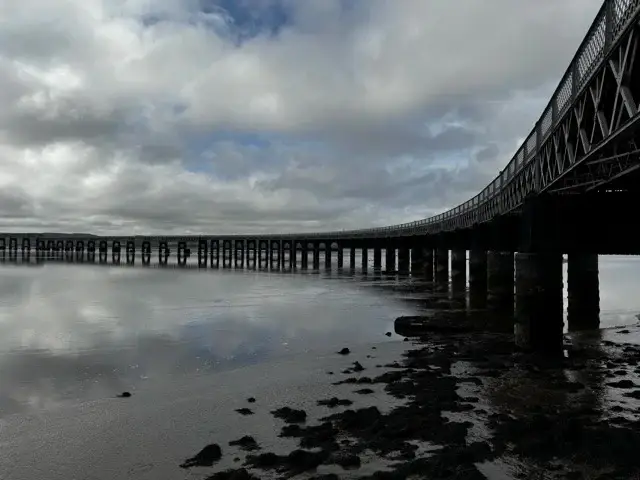 Railway bride over the Firth of Tay