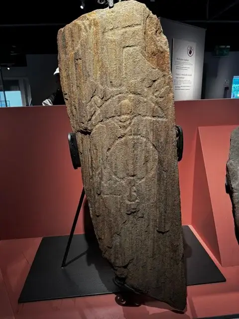 A Pict stone at the Inverness Museum