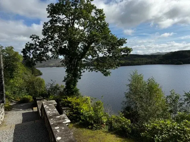 Loch Awe as viewed from beside the kirk
