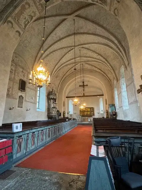 Interior of the Gamla Uppsala Kyrka