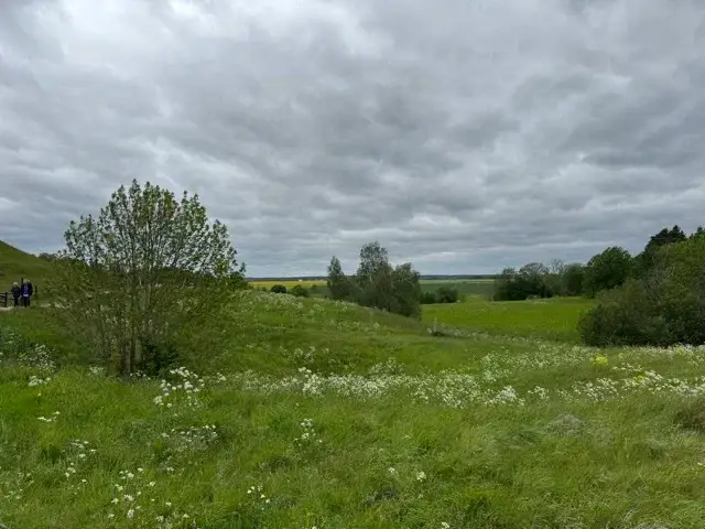More of the scenery around the mounds.