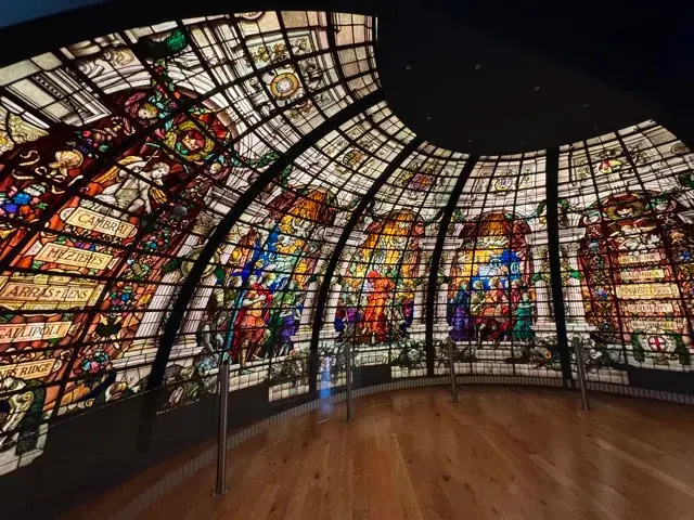 Stained glass at the National Maritime Museum