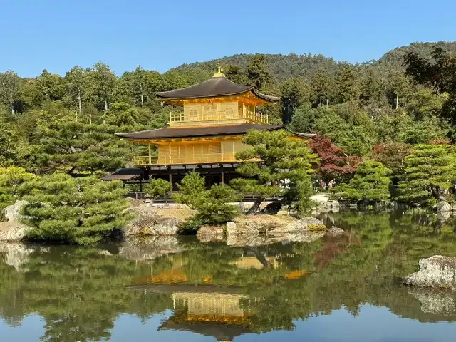The Golden Pavilion of Kinkaku-ji Temple