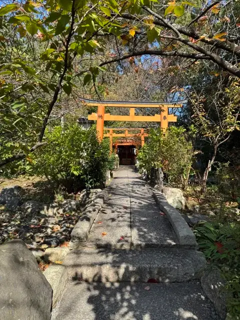 Torii of Hirano-jinja Shrine