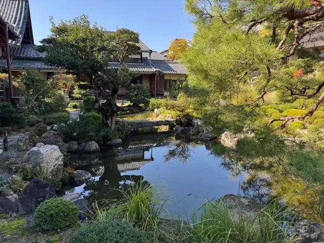 Another angle on the pond at Toji-in Temple