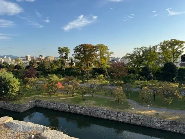 Another view fron atop the base of the keep at Nijo Castle