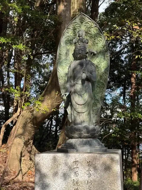 One of the many roadside statues on the mountain top road to Engyo-ji Temple