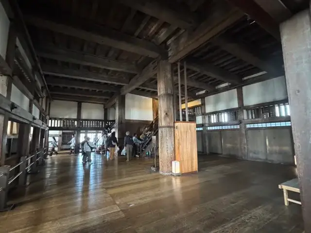 One of the rooms in the main keep