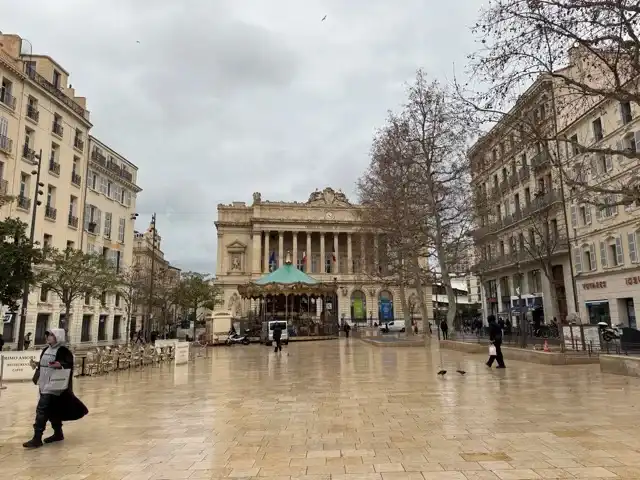 A public square in Marseille
