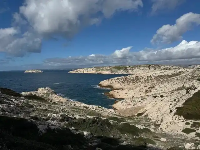 Part of the coastline on Ile du Frioul