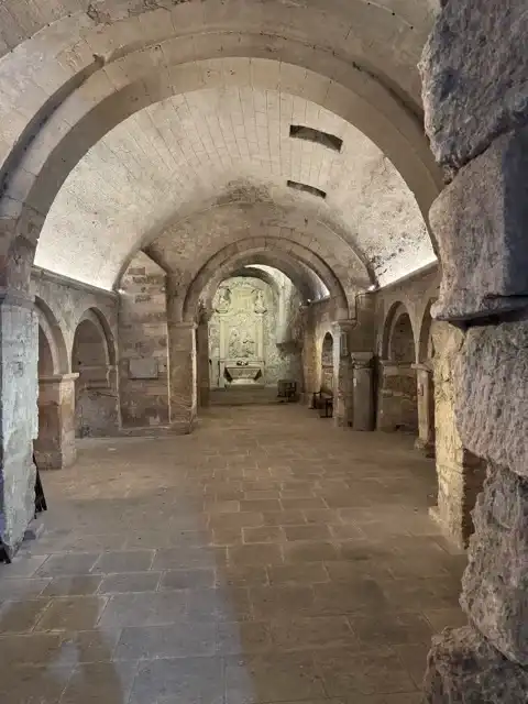 The crypt of Abbaye Saint-Victor