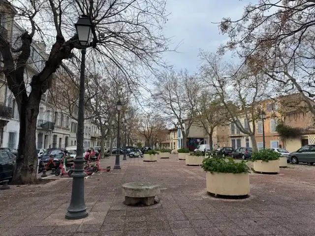 Place des Moulins in the Panier District