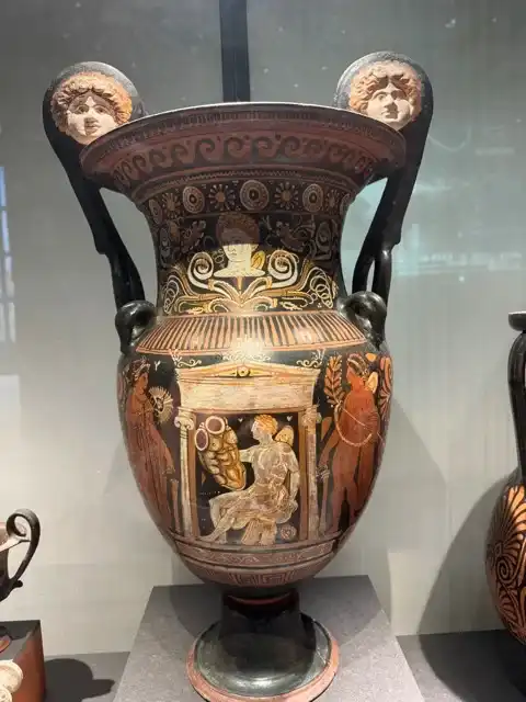 An artifact in the Greek and Roman section of La Charité Museum
