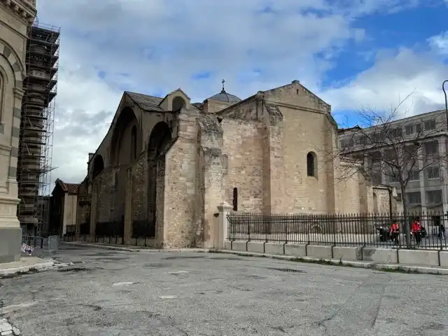 What's left of the old cathedral
