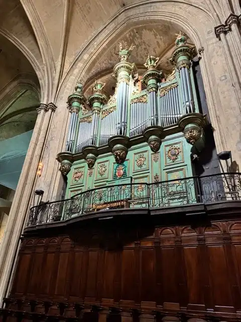 One of the cathedral's pipe organs. Or maybe not one of the cathedral's pipe organs.