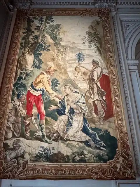 A Don Quixote tapestry at Musée des Tapisseries