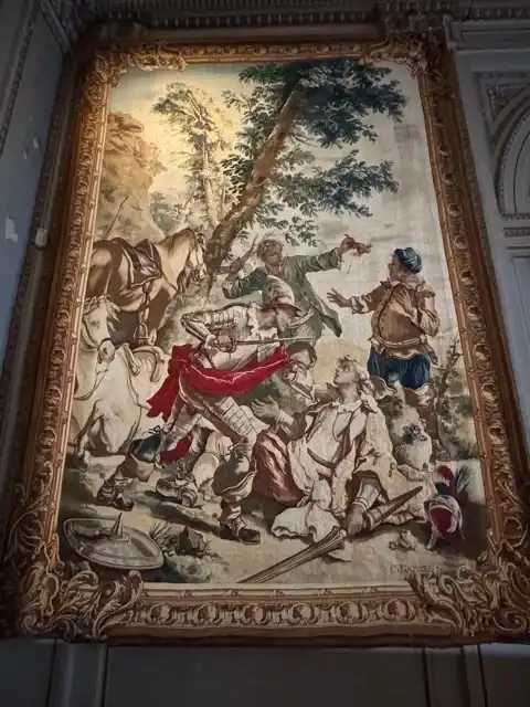 Another Don Quixote tapestry at Musée des Tapisseries