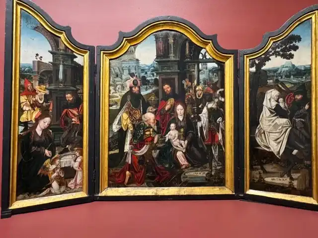 "La Nativité - L'Adoration des Mages - La Fuite en Égypte"Attributed to Jan van Dornicke, known as The Master of 1527Musée Granet