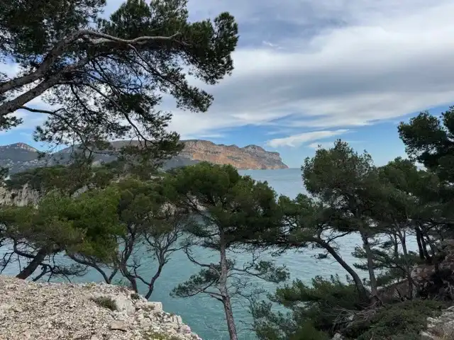 A view on the way back to Cassis