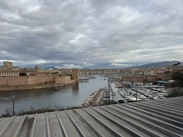 View of Marseille from beside Palais du Pharo