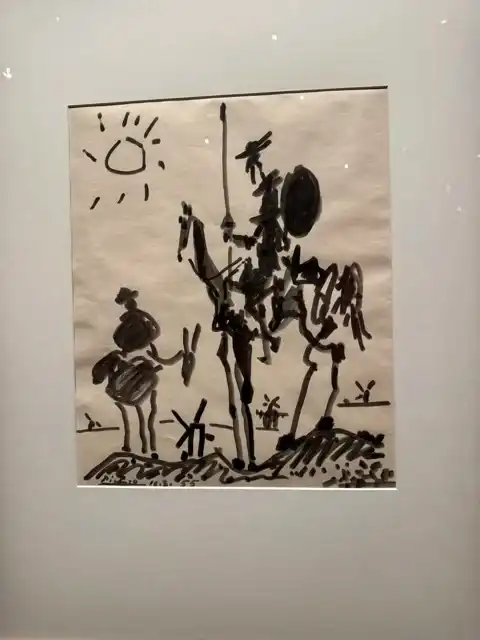 "Don Quichotte et Sancho Panza"Pablo Picasso1855