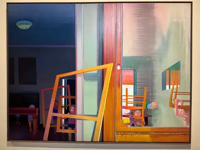"Les châssis barrages" 1980 - 1982Leonardo Cremonini(Musée Cantini)