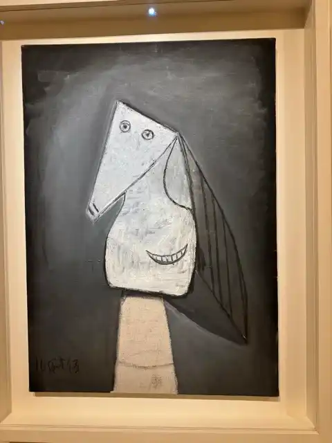 "Tête de femme souriante" 1943Pablo Picasso(Musée Cantini)