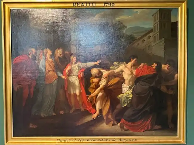 Daniel faisant arrêtes les vieillards accusateurs de la Chaste SuzanneJacques RéattuParis, 1790
