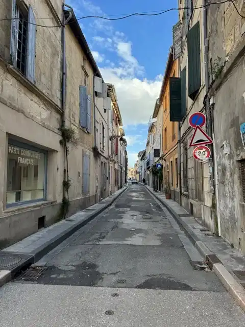 Back in the old part of Arles