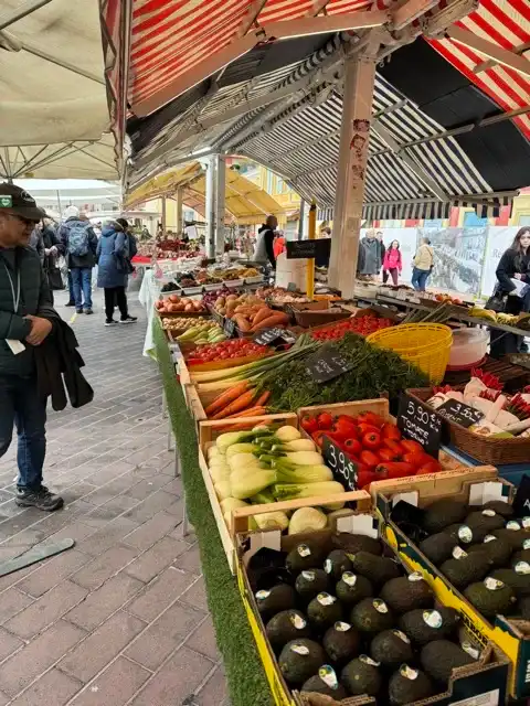 Produce at the market