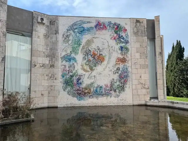 "Le Char d'Élie"Marc Chagall1971, Mosaic(Musée National Marc Chagall)