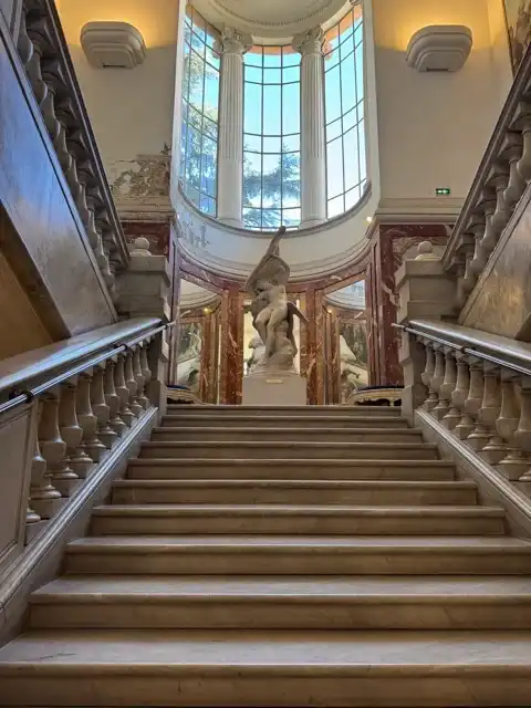 Grand staircase in Musée des Beaux Arts