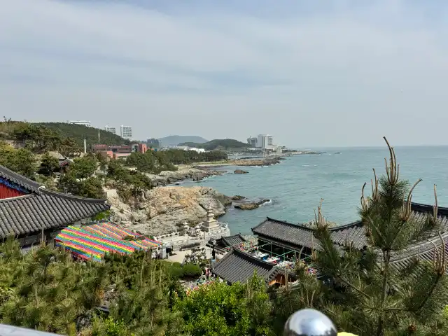 View out to sea from Haedong Yonggungsa Temple
