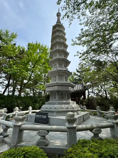 Stone pagoda at Haedong Yonggungsa Temple