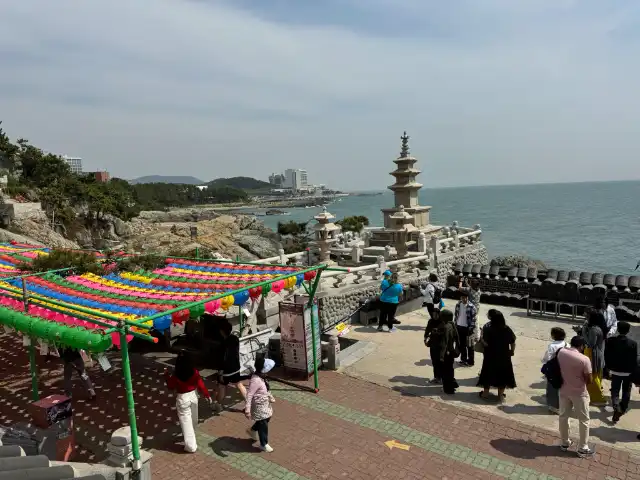 A patio at Haedong Yonggungsa Temple