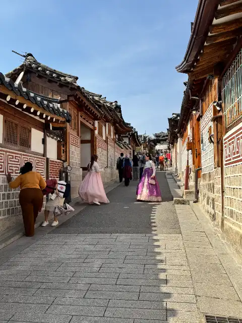 A street in Bukchon Hanok Village