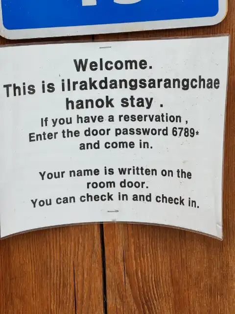 For your security, come on in.